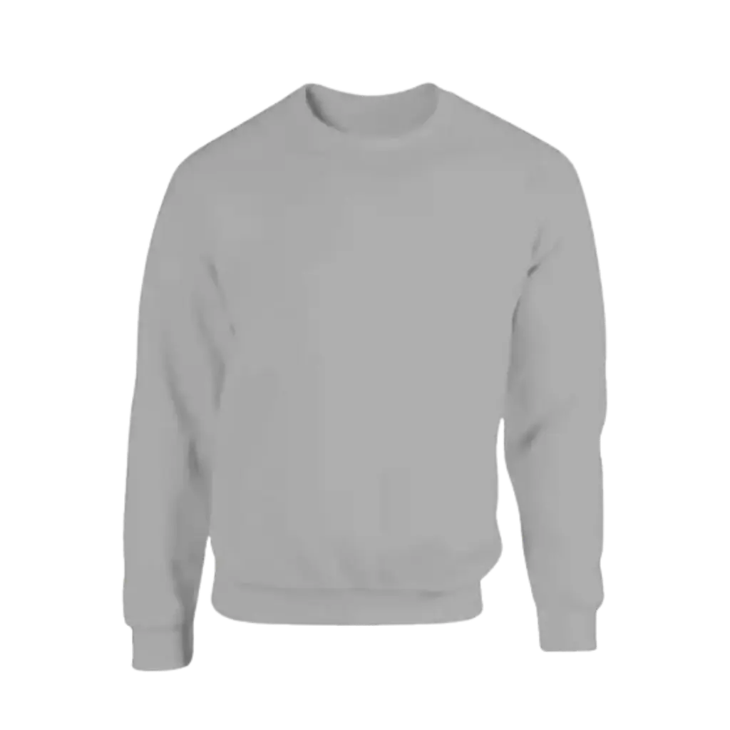 Buzo cuello redondo 230 gramos (Blanco, S)